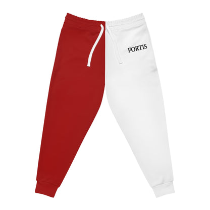 Panther Patch Athletic Joggers — Minimal Black Cat Logo Sweatpants