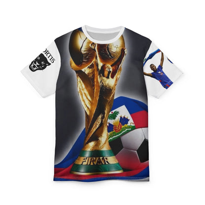 Haiti World Cup Soccer Trophy Tee