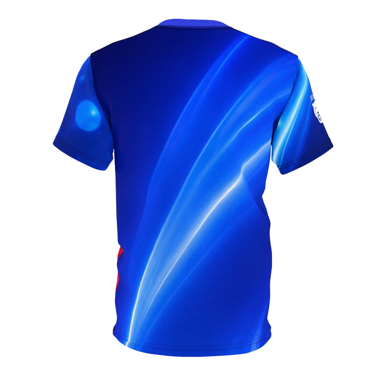 France Soccer Fan Tee — Blue Gradient AOP Klub Shirt