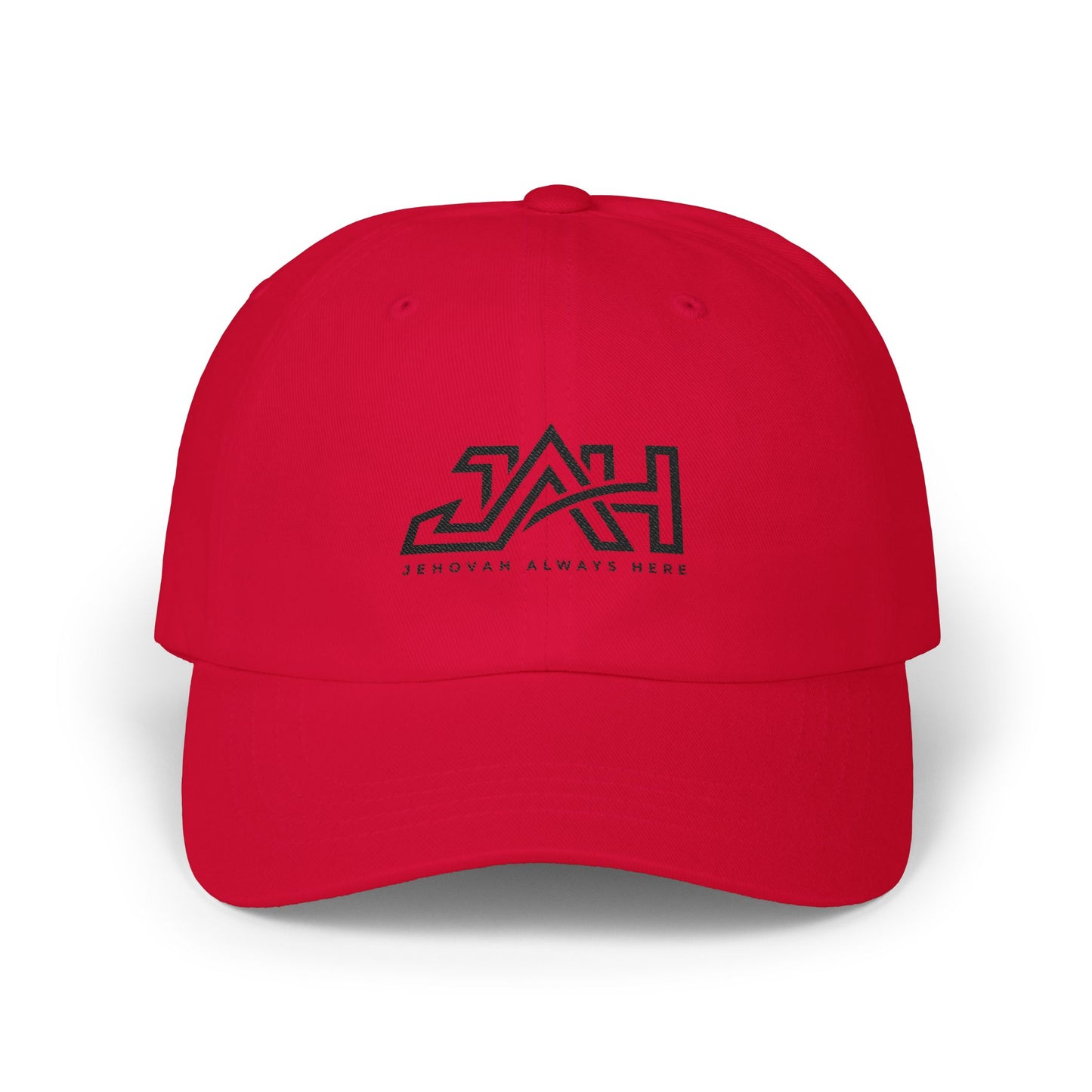Dad Cap — Minimal 'JAH' Embroidered Logo Hat