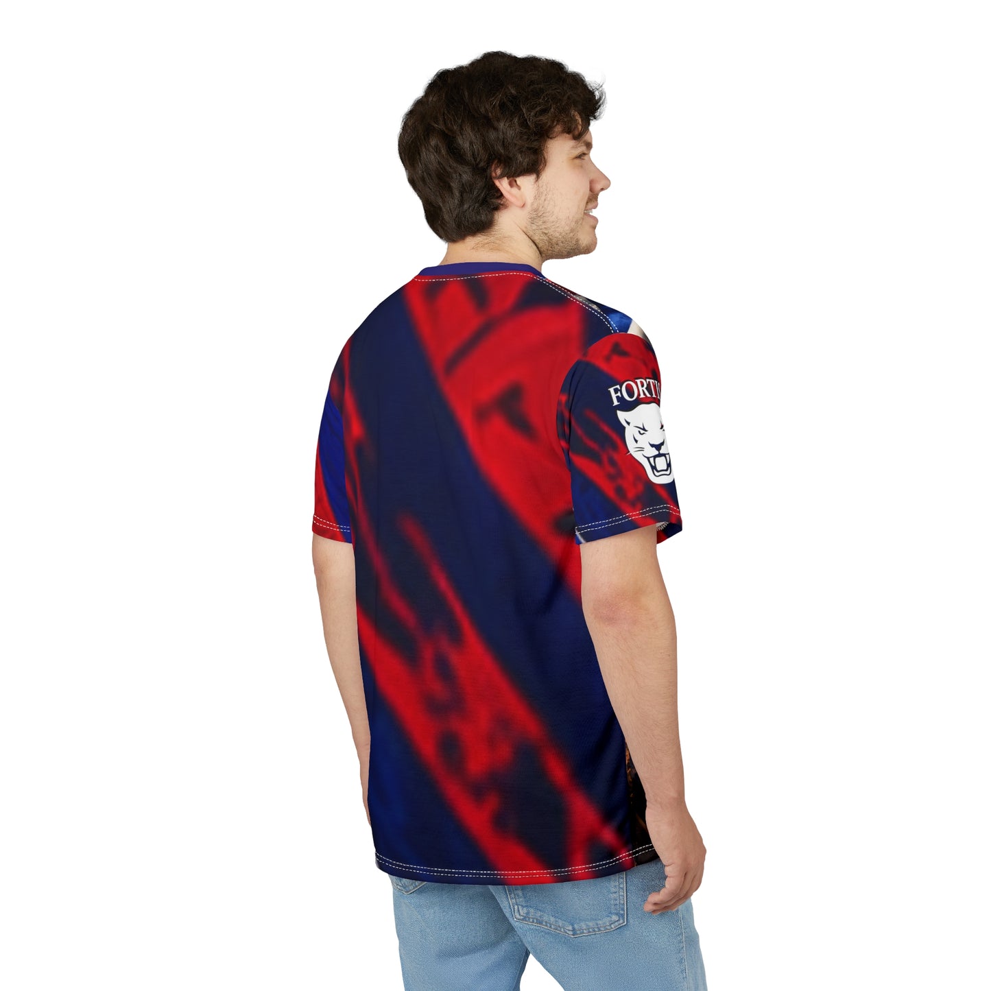 Haiti All-Over Print Tee — 'Haïti' Patriotic Soccer World Cup 2026 Design