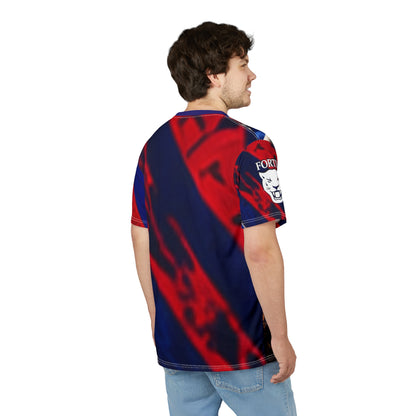 Haiti All-Over Print Tee — 'Haïti' Patriotic Soccer World Cup 2026 Design