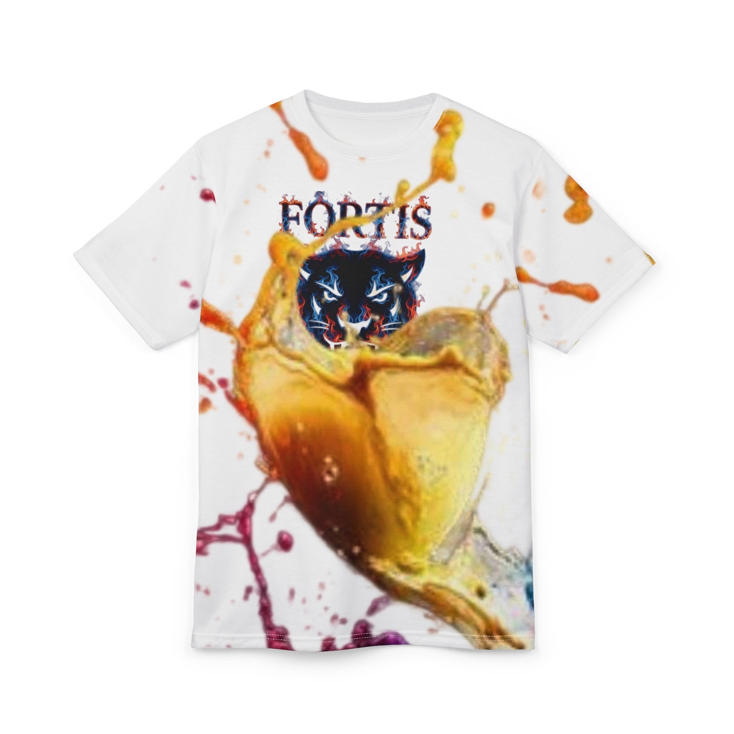 Fortis Tiger Splash All-Over Print Tee