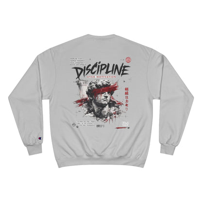 Discipline Graphic Sweatshirt — Samurai Motivational Crewneck