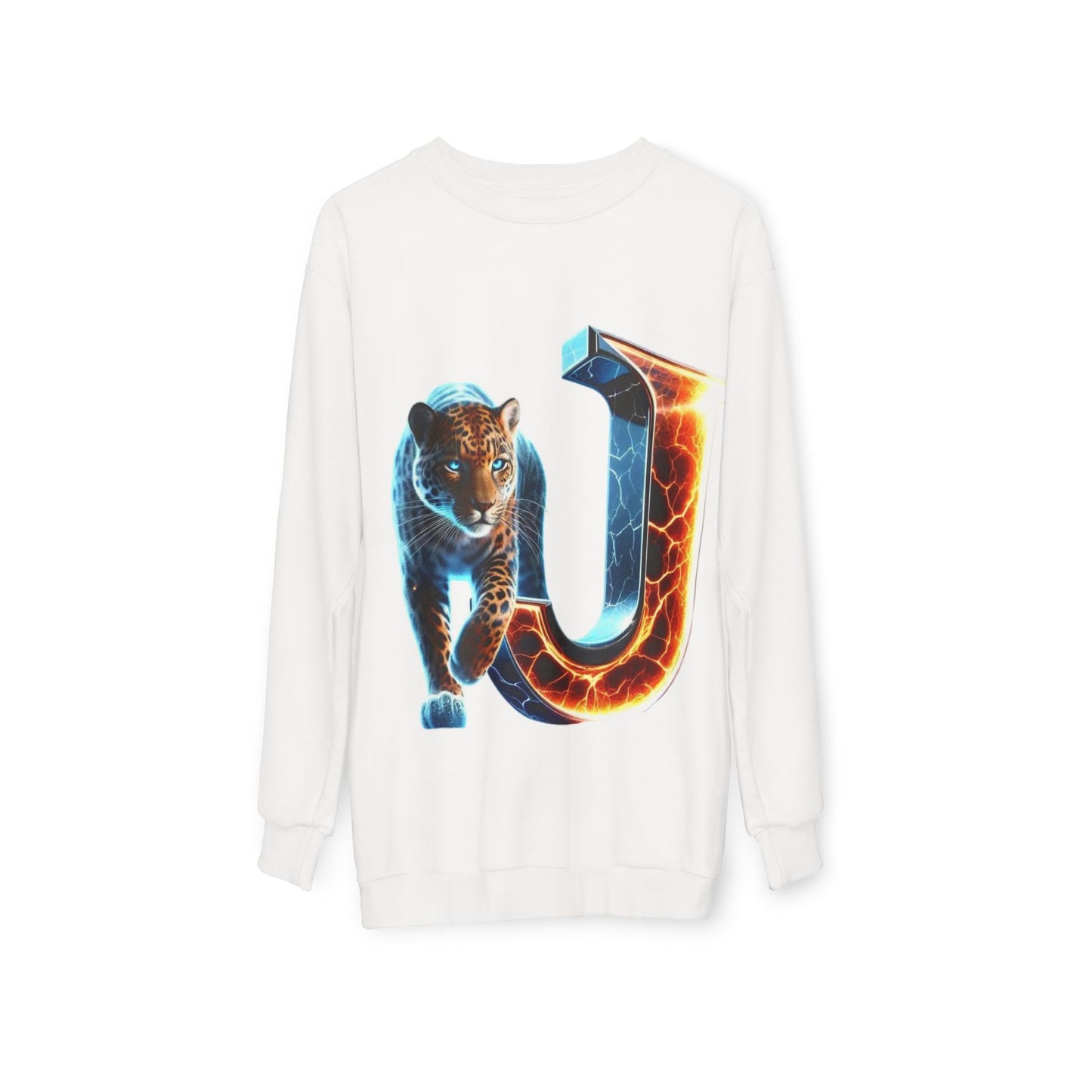 Fiery Leopard Unisex Sweatshirt