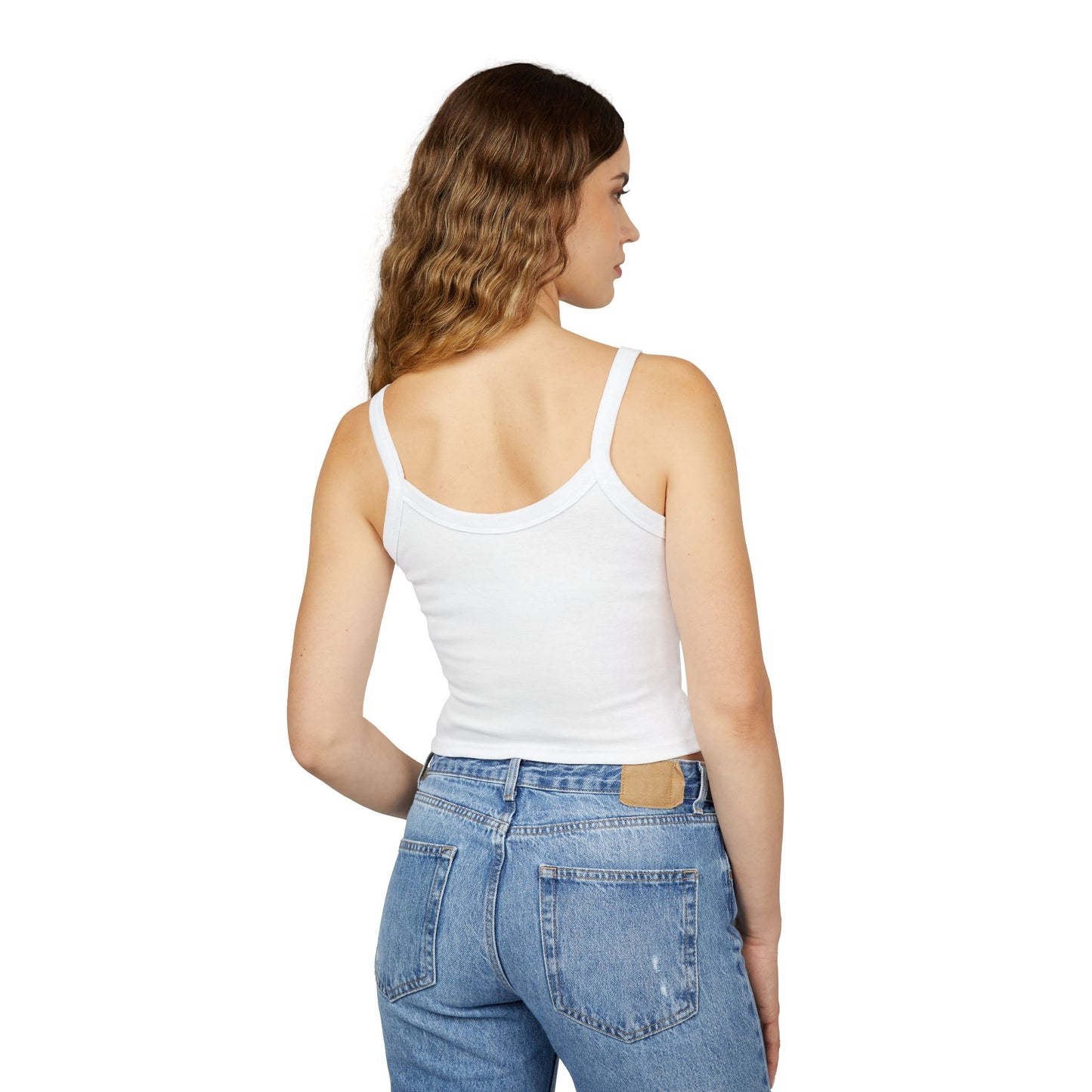 Chamel Crown Logo Spaghetti Strap Tank