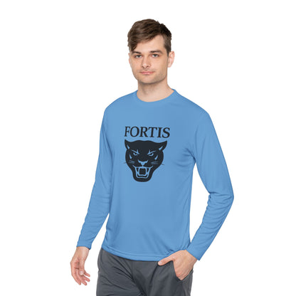 Fortis Panther Long Sleeve Tee — Athletic Mascot Graphic Shirt