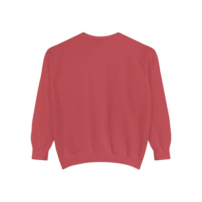 Kissing Emoji with Roses Sweatshirt — Cute Valentine’s Bouquet Graphic Sweatshirt