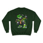Hip Hop Bear Champion Sweatshirt — Streetwear Crewneck with ‘Champion’ Style Graphic