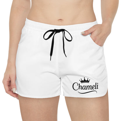 Chameli Crown Women's Casual Shorts — Personalized Lounge & Summer Beach Shorts