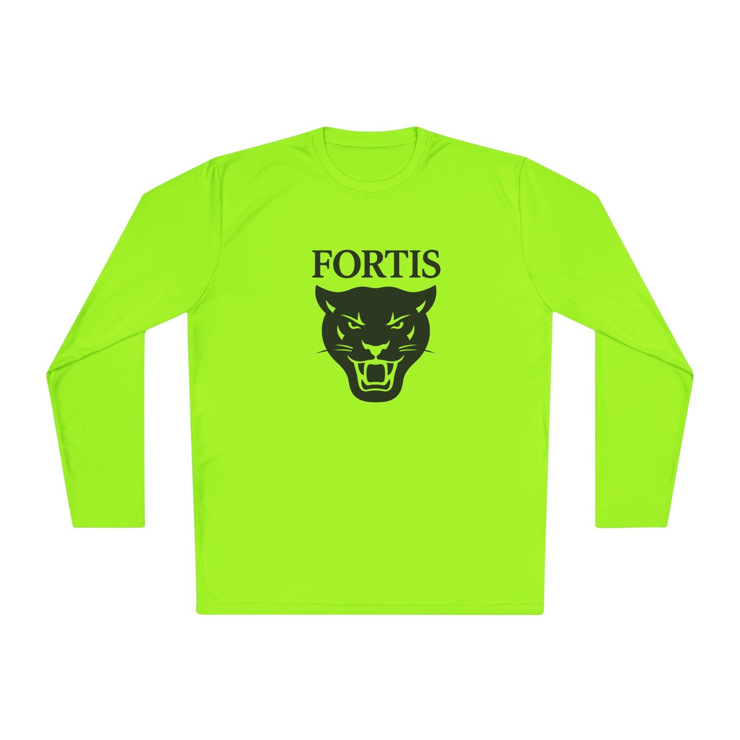 Fortis Panther Long Sleeve Tee — Athletic Mascot Graphic Shirt
