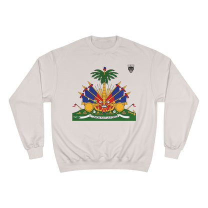 Haiti Coat of Arms Sweatshirt — Haitian Flag Crest Crewneck