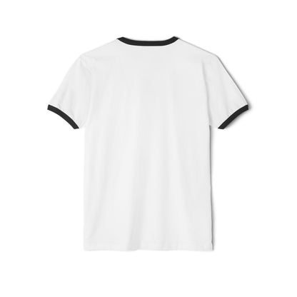 Unisex Cotton Ringer T-Shirt with Retro Design - Casual, Vintage Vibe, Perfect for Summer, Birthdays, Festivals, or Everyday Wear