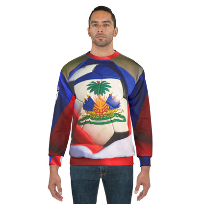 Haiti Flag Soccer Sweatshirt – World Cup Football Fan Jersey