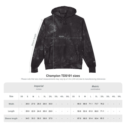 Unisex Tie-Dye Champion Hoodie with Embroidery, Trendy Tie-Dye Pullover, Cozy Streetwear, Perfect Gift for Friends, Casual Style Layer [...]