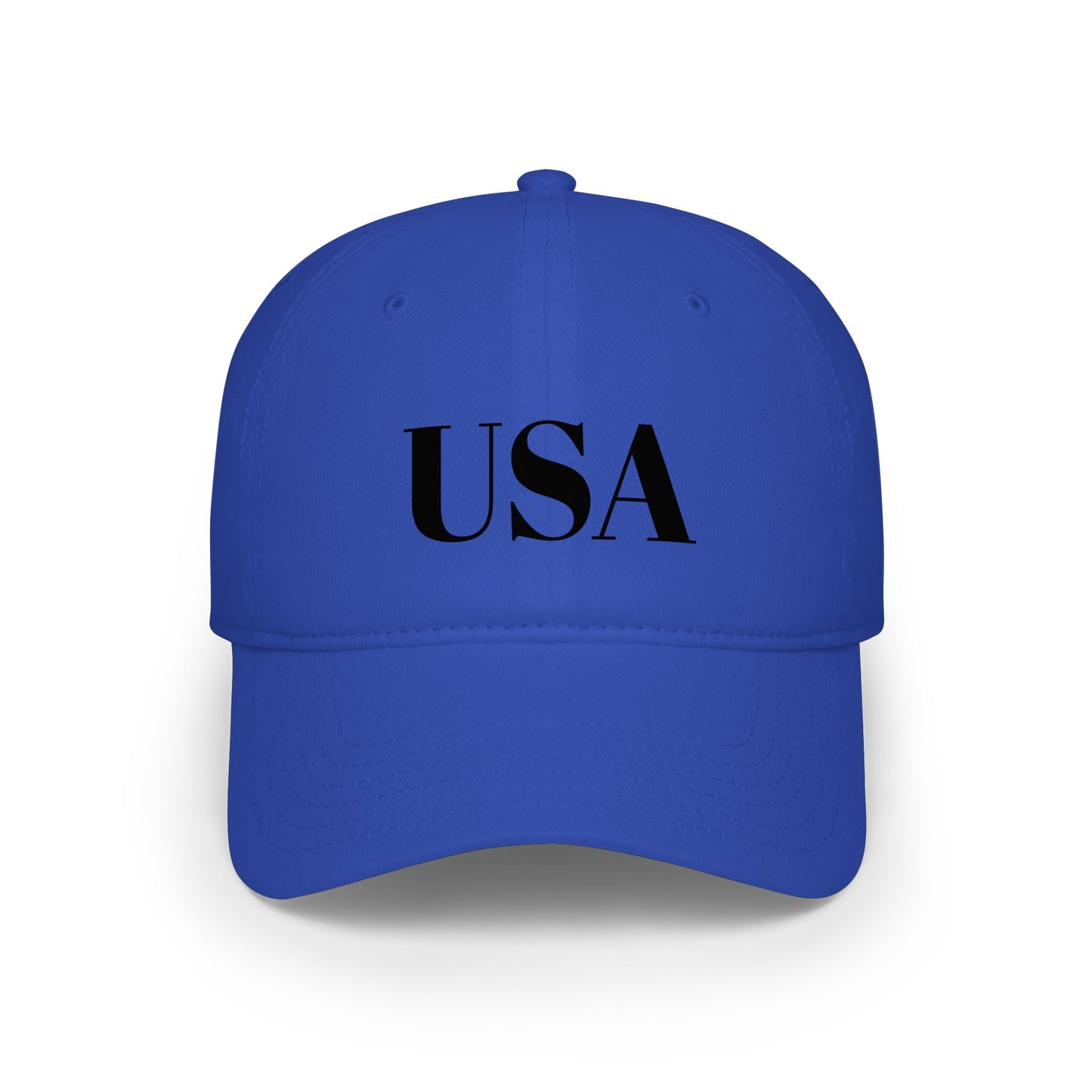 USA Low Profile Baseball Cap — Patriotic Red Hat for 4th of July & Everyday Wear