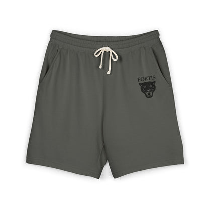 Fortis Panther Sweat Shorts — Lightweight Garment-Dyed Fleece