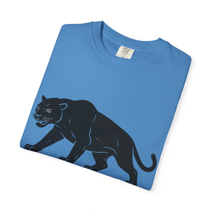 Fortis Unisex Garment-Dyed T-Shirt – Bold Panther Graphic Tee