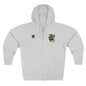 Streetwear Bear Zip Hoodie — Green Urban Teddy Graphic Zip-Up