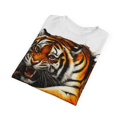 Fierce Tiger Unisex Tee, Graphic Tee for Animal Lovers, Cool Summer Shirt, Wildlife Gift, Unique Fashion Statement