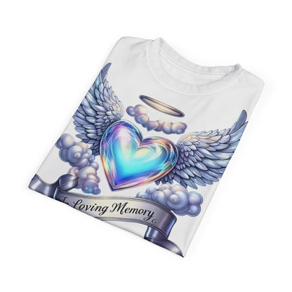 In Loving Memory Angel Heart Memorial T-Shirt