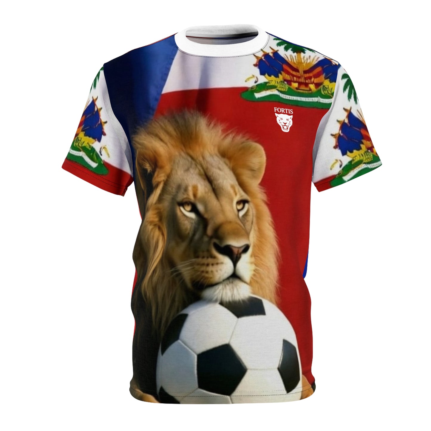 Haiti Lion Soccer Jersey — All-Over Print Tee
