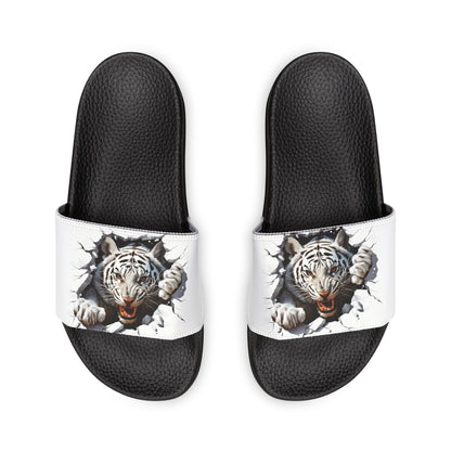 Men's Tiger Print Removable-Strap Sandals | Stylish Comfort, Pool Party Essential, Summer Footwear, Casual Slides, Gift for Him