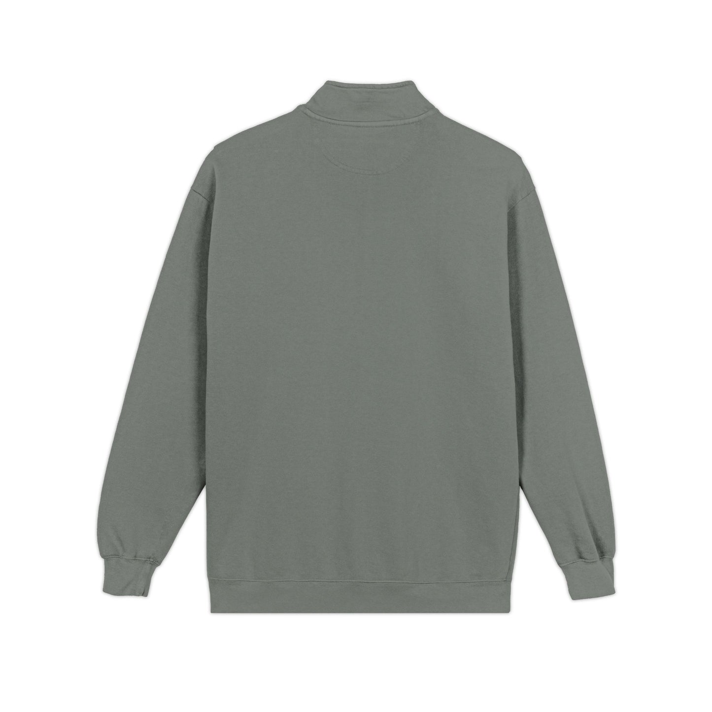 Quarter-Zip Sweatshirt with Small Chest Crest — Casual Pullover for Everyday Wear