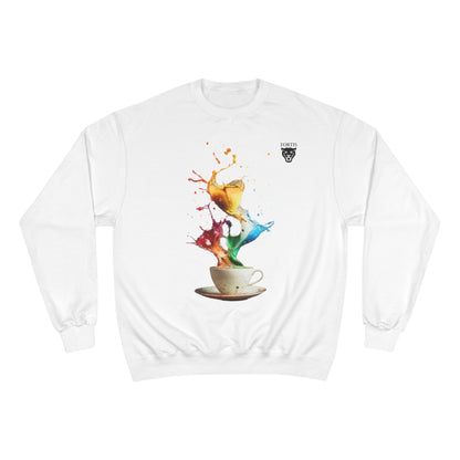 Color Splash Coffee Sweatshirt