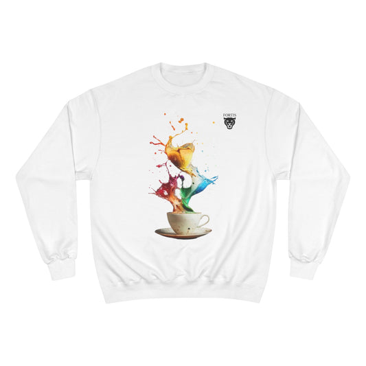Color Splash Coffee Sweatshirt