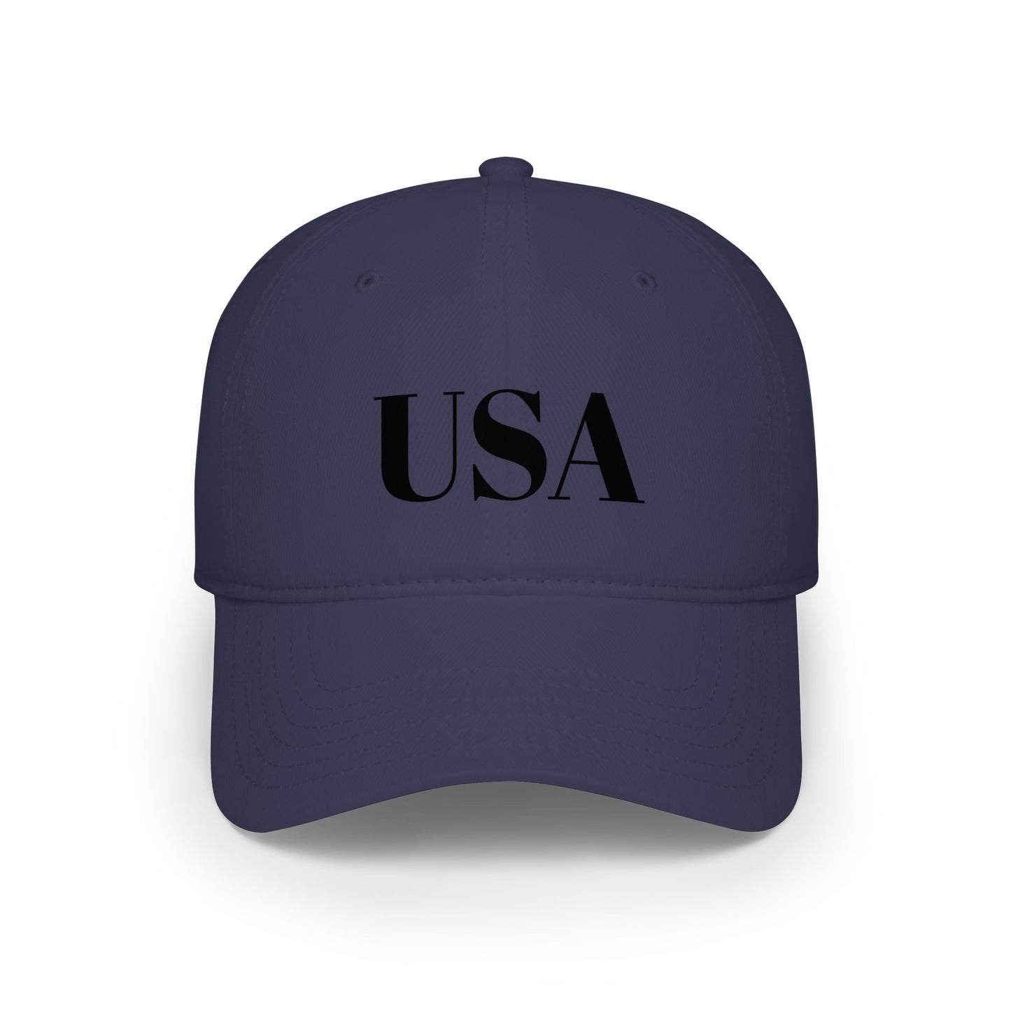 USA Low Profile Baseball Cap — Patriotic Red Hat for 4th of July & Everyday Wear