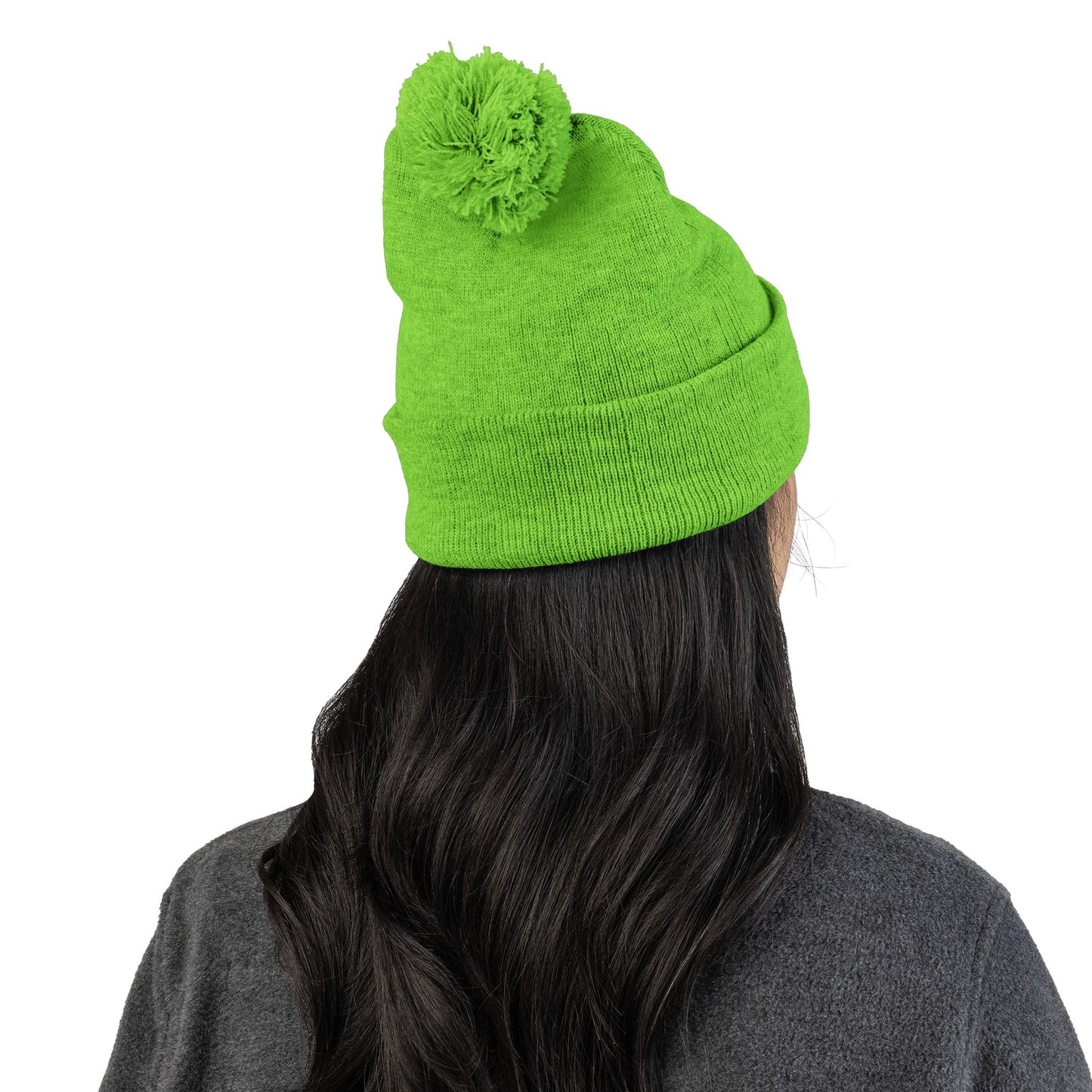 Embroidered Pom-Pom Beanie — FORTIS Panther Knit Cap