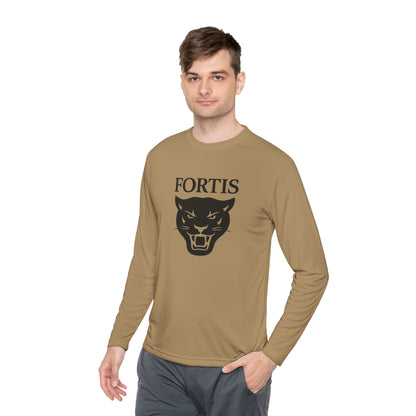 Fortis Panther Long Sleeve Tee — Athletic Mascot Graphic Shirt
