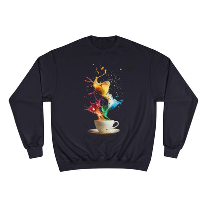 Color Splash Coffee Sweatshirt