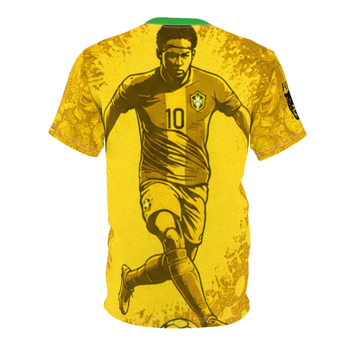 Brazil CBF Soccer T‑Shirt with Christ the Redeemer Graphic