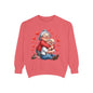 Grandma Hug Sweatshirt — Cute Grandma & Child Illustration with Hearts