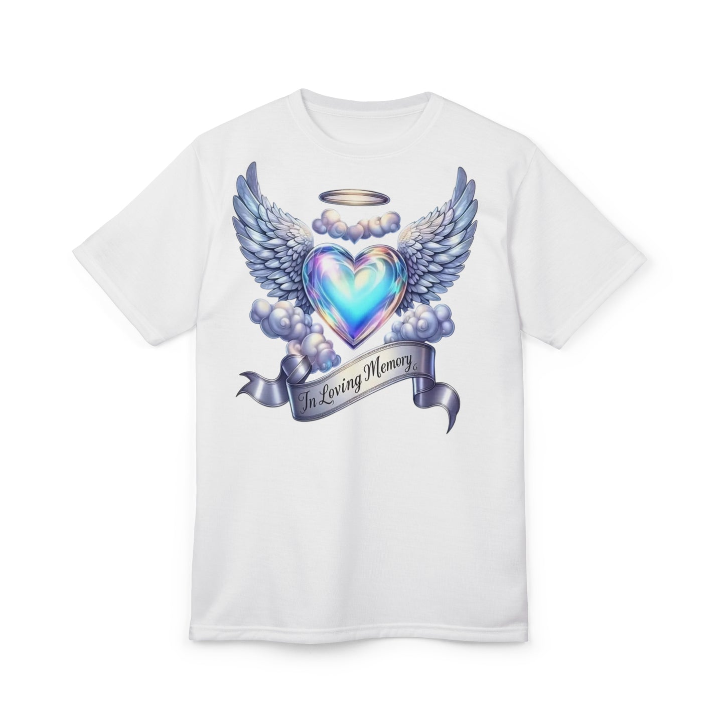 In Loving Memory Angel Heart Memorial T-Shirt