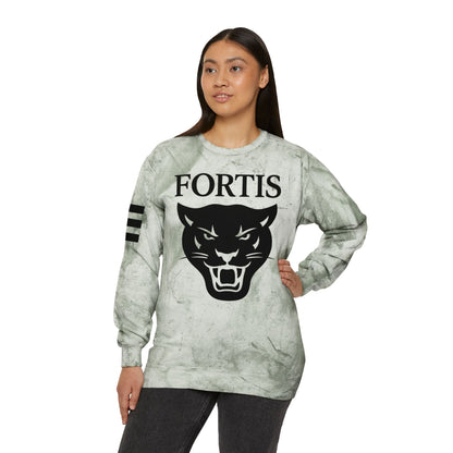 Fortis Panther Tie-Dye Crewneck Sweatshirt