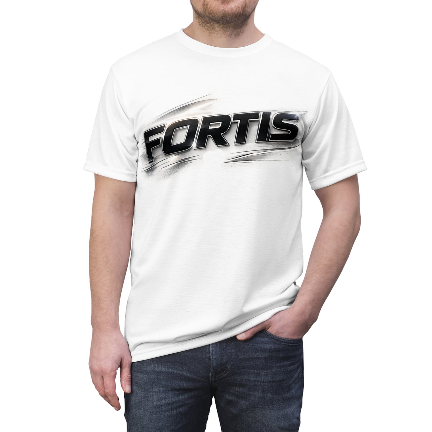 Fortis Racing Tee — Bold Speed Logo Graphic Shirt
