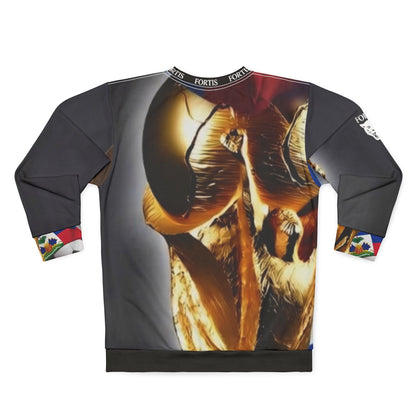 World Cup Trophy Sweatshirt — Haitian Flag Soccer Crewneck