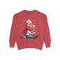 Grandma Hug Sweatshirt — Cute Grandma & Child Illustration with Hearts