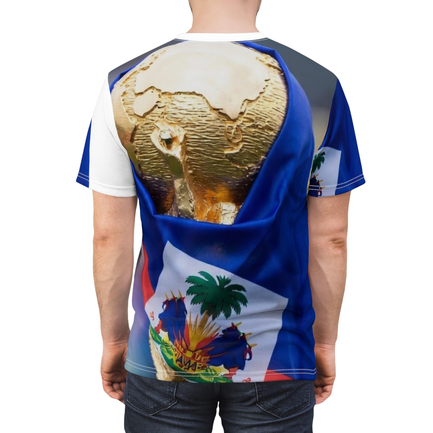 Haiti World Cup Trophy Flag Tee