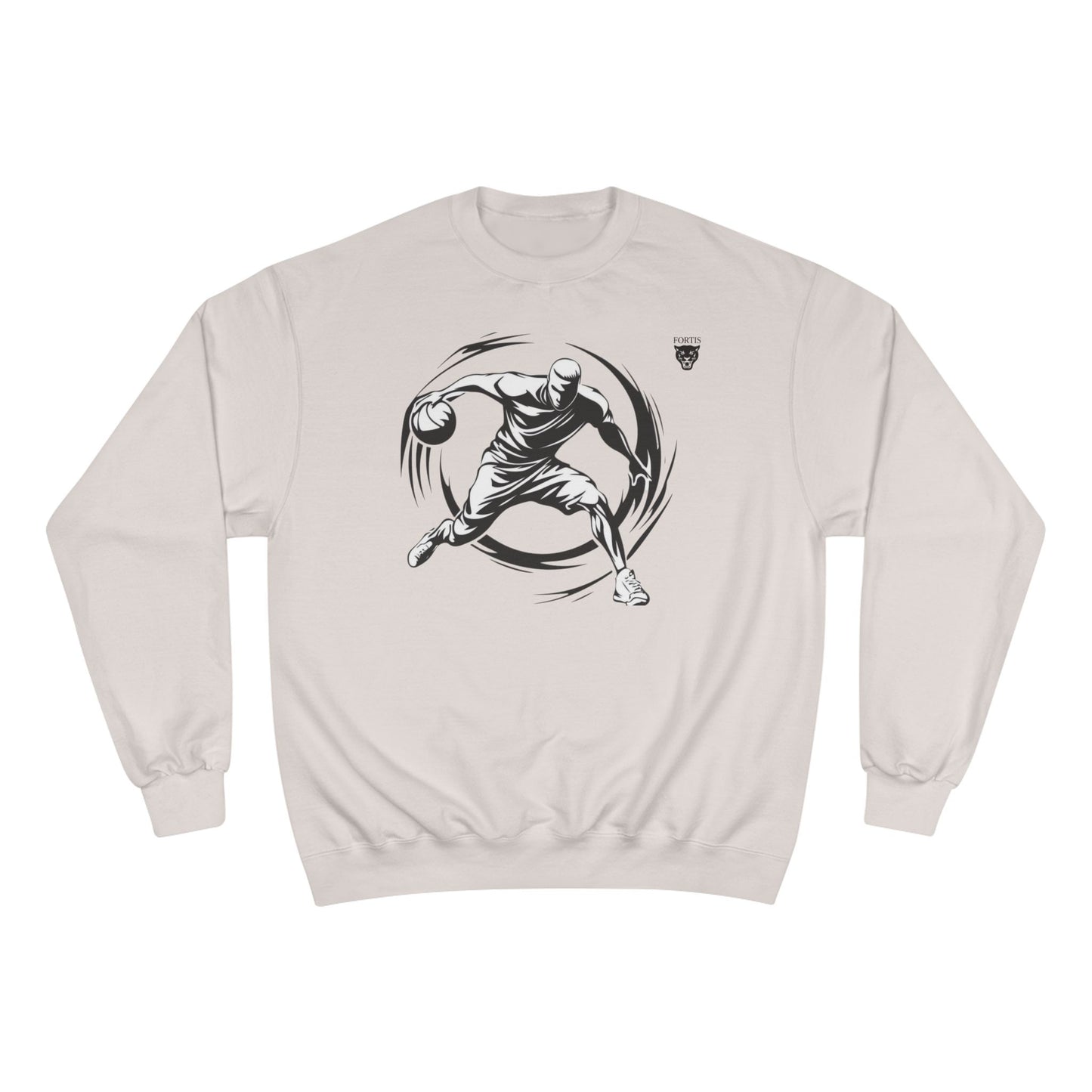 Basketball Dribble Champion Sweatshirt — Athletic Crewneck for Players & Fans