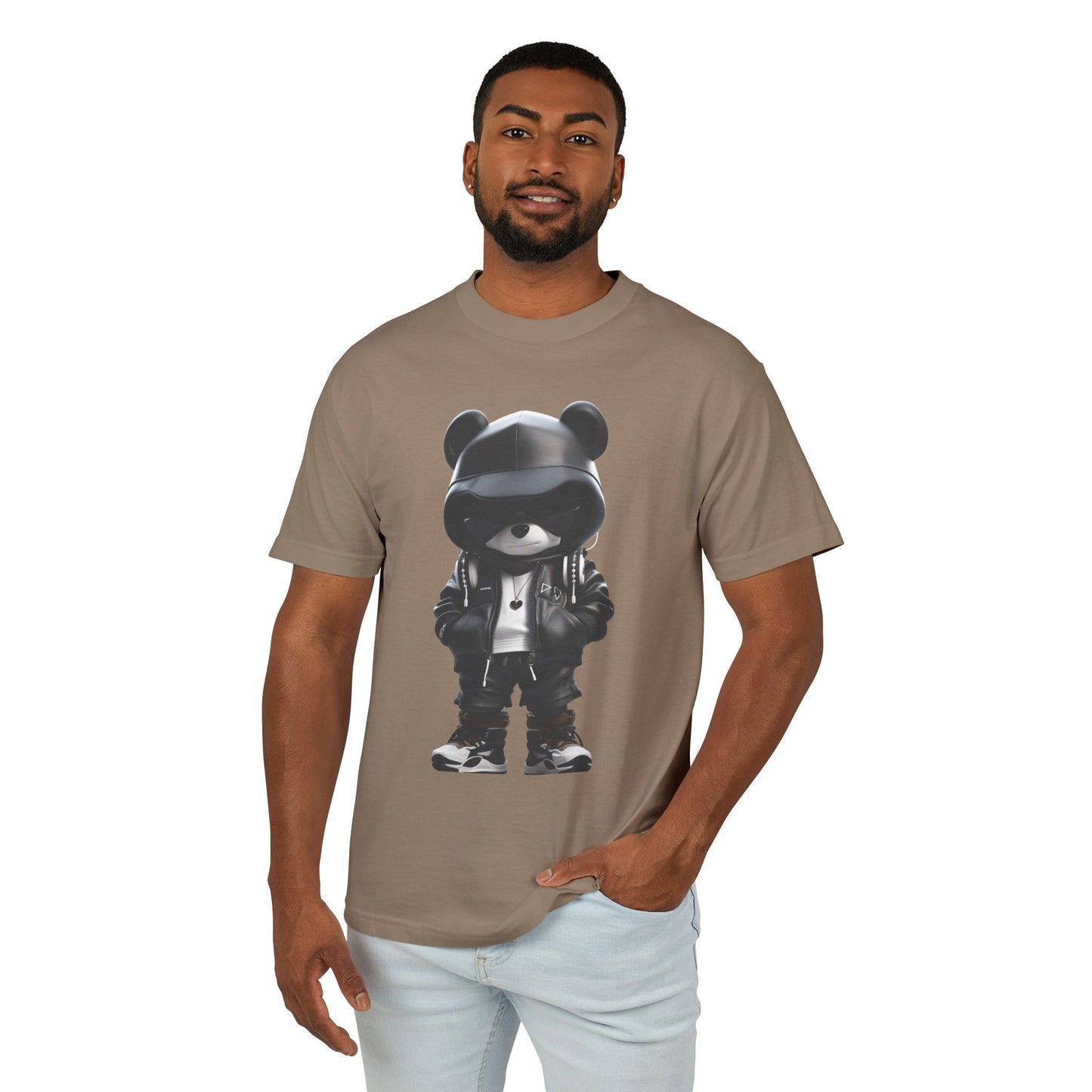 Bear Hoodie Graphic Tee