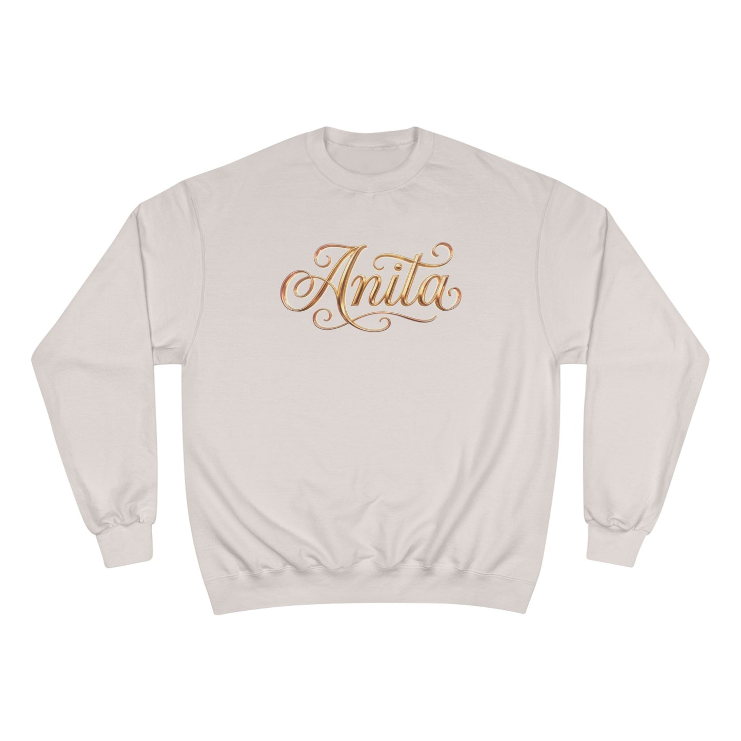 Personalized 'Anita' Script Sweatshirt - Elegant Gold Name Crewneck