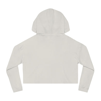 Cropped Hoodie — "Chameli" Script Crown Logo Women’s Hooded Sweatshirt