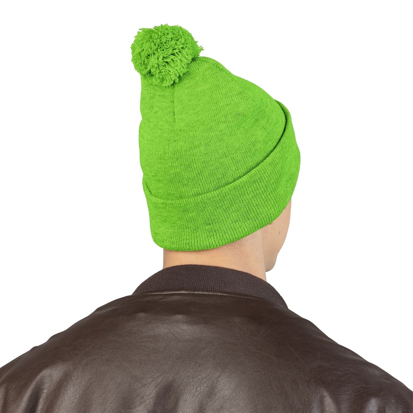 Embroidered Pom-Pom Beanie — FORTIS Panther Knit Cap