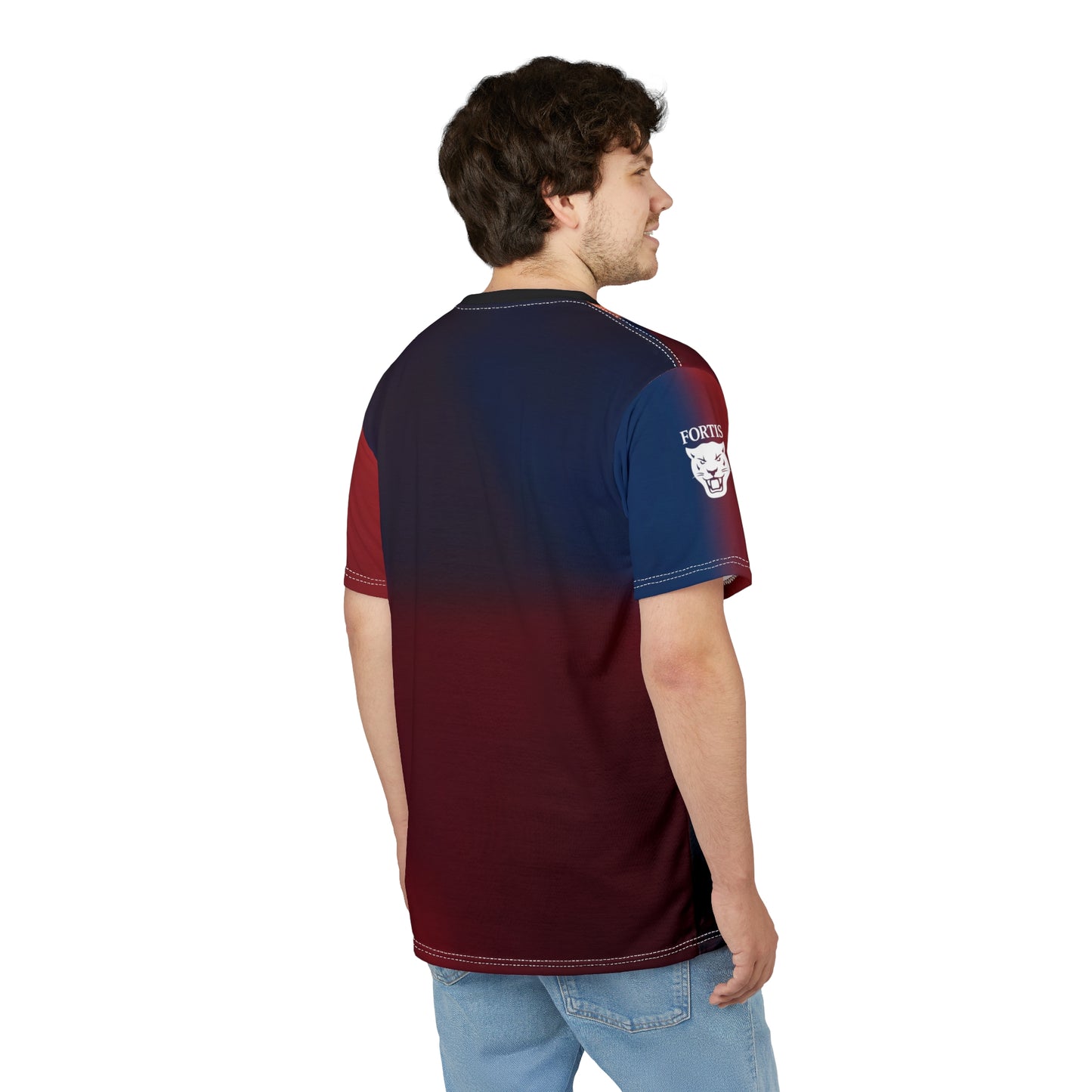 Lion Soccer Tee – Bold Football Lion Graphic All-Over Print Shirt