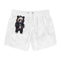 Bear Streetwear Swim Trunks – Black Hoodie Teddy Graphic