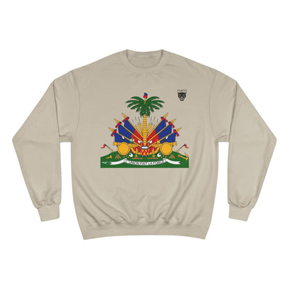 Haiti Coat of Arms Sweatshirt — Haitian Flag Crest Crewneck